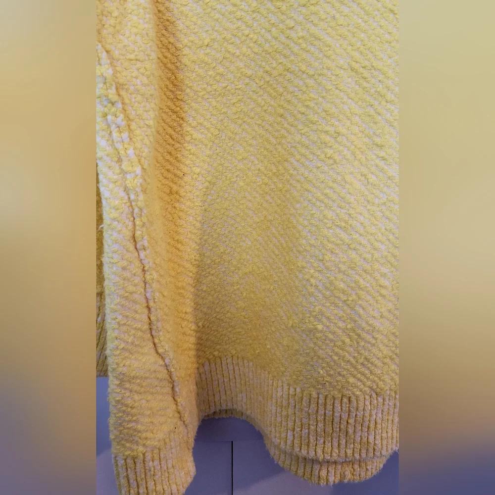 FREE PEOPLE FOUND MY FRIEND‎ PULLOVER SWEATER SUNSHINE Yellow SZ MED NWOT